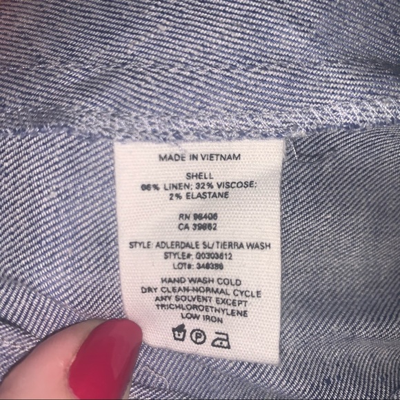 Theory Adlerdale SL Linen blend Tierra Wash Dress - Picture 11 of 11